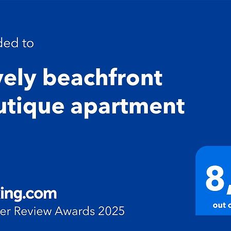 Lovely Beachfront Boutique Apartment Flic-en-Flacq 外观 照片